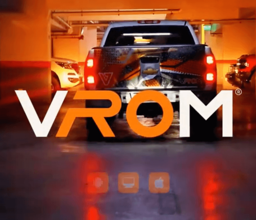 Vrom Chile — publicación Instagram (camioneta vrom)