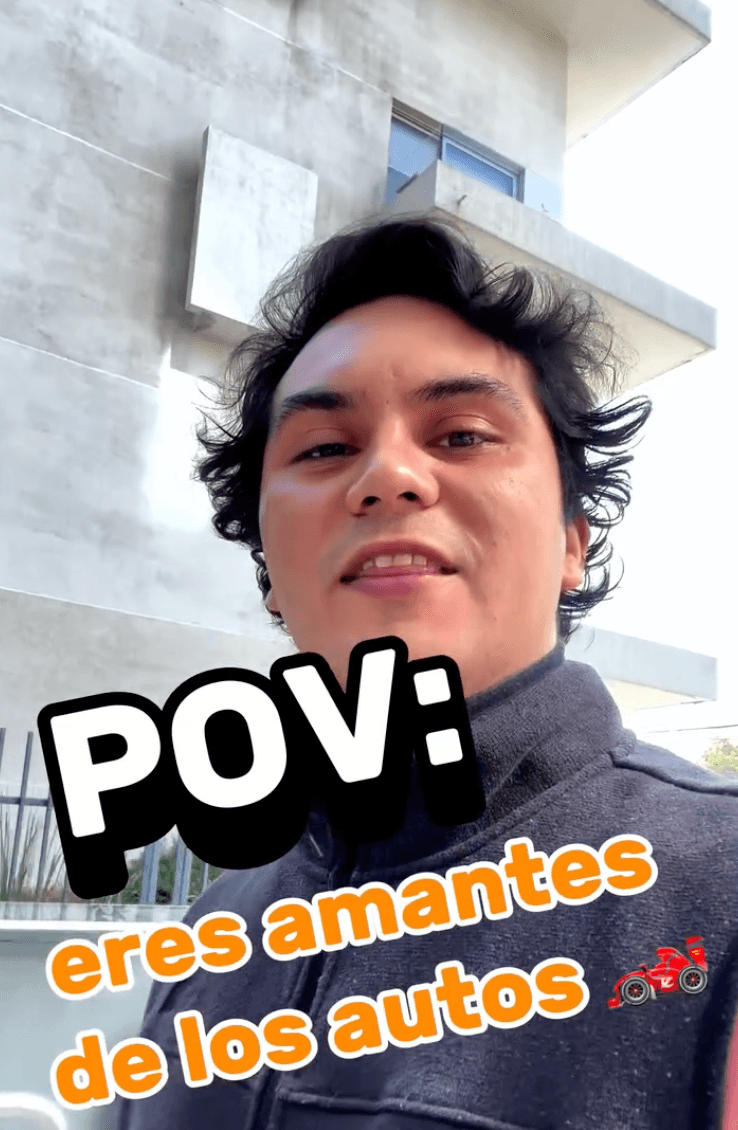 Vrom Chile — publicación Instagram (fanático de los autos)