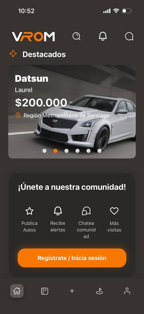 Vehículos y contenido en la comunidad VROM